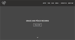 Desktop Screenshot of graceandpeace.com